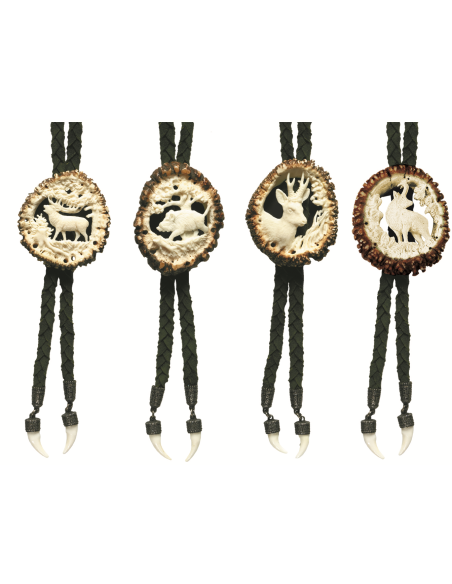 Cravate en cuir tressés Cerf