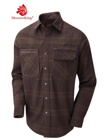 Chemise SHOOTERKING homme Hunter Land Brun 5XL
