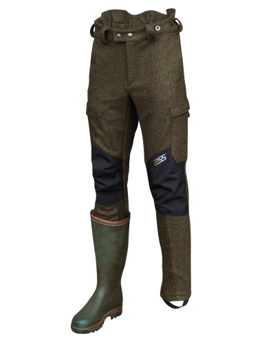 Pantalon de chasse en loden PSS X-treme vert /...