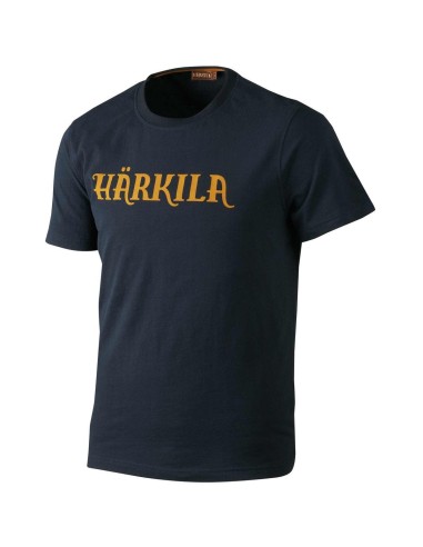 T-shirt homme HÄRKILA Logo Bleu graphite taille XL