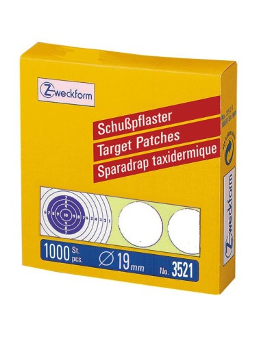 Pastilles auto collantes blanches  ZWECKFORM