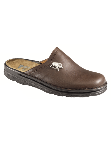 Chaussons en cuir Sanglier