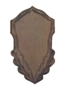 Ecusson sculpté pour trophé...