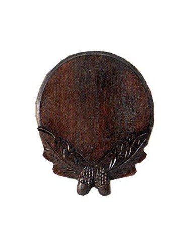 Ecusson sculpté AKAH pour sanglier 16 cm