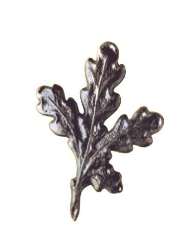 Feuilles de chêne en vieil étain WEGU X 10