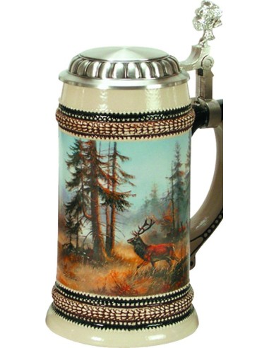 Chope de biere chasse en automne