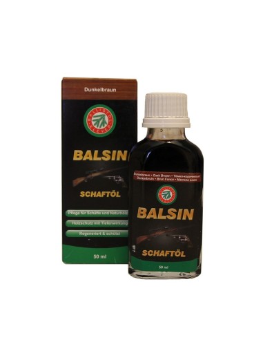 Ballistol Balsin huile pour fût et crosse en bois, brun foncé