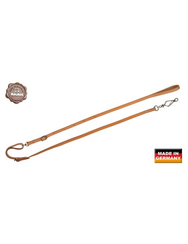 Laisse AKAH pour chien avec fermoir ciseau Longeur 1,85m Beige