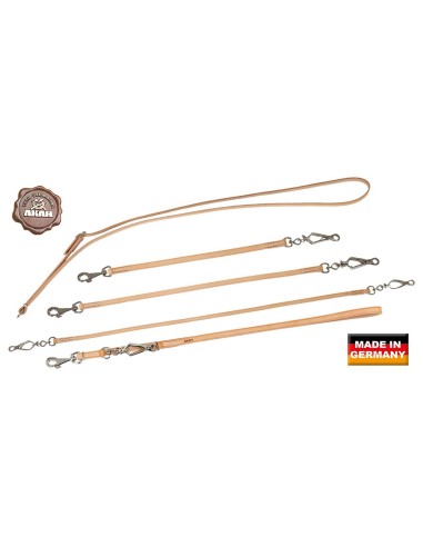 Laisse principale AKAH pour chien Longeur 90cm Beige