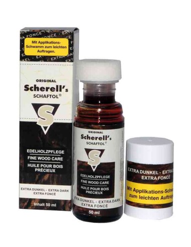 Huile pour crosse Scherell's SCHAFTOL extra foncé