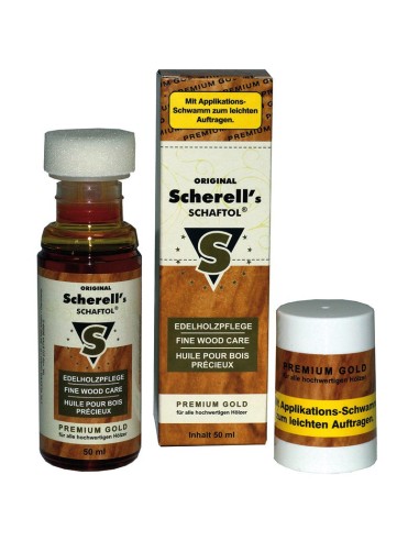 Huile pour crosse Scherell's SCHAFTOL Gold 50ml