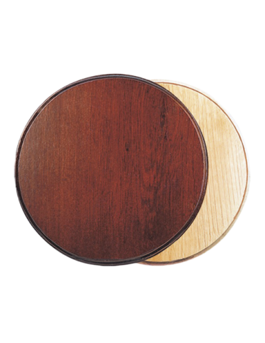 Ecusson en bois FRITZMANN, rond 17cm