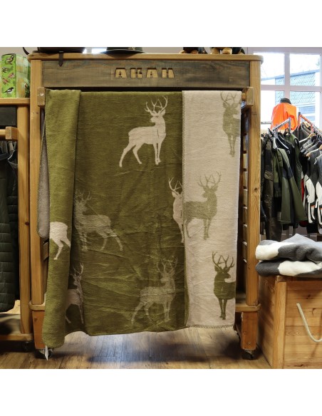 Plaid motif Cerf 150x200 cm