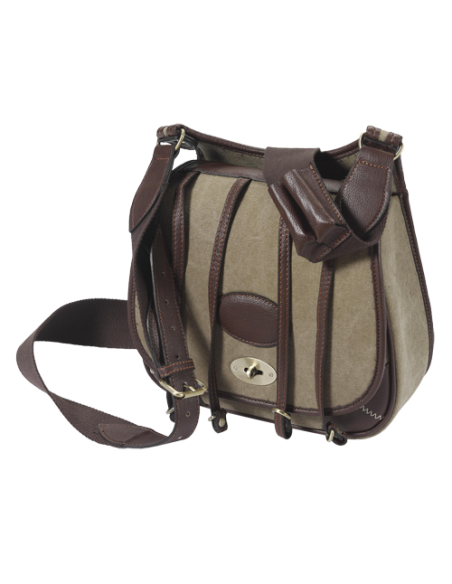 Sac de chasse Exclusif en bâchette brun FRITZMANN