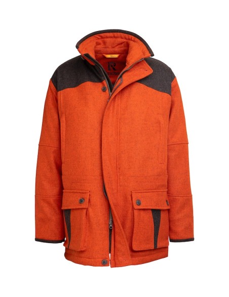 Veste homme RASCHER orange en loden