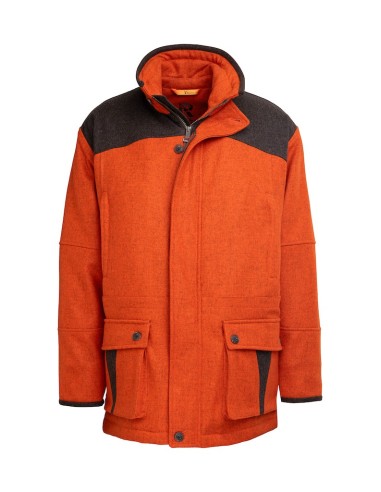 Veste homme RASCHER orange en loden