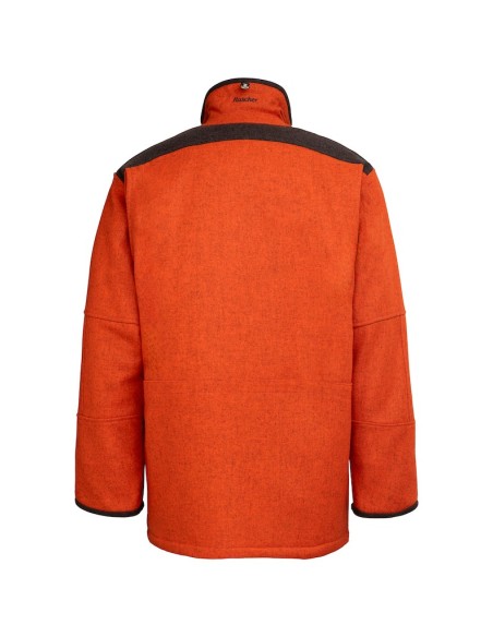 Veste homme RASCHER orange en loden