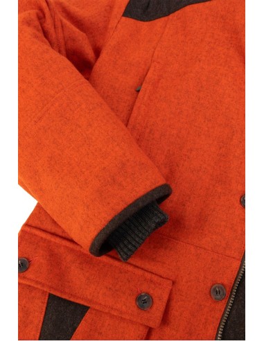 Veste homme RASCHER orange en loden