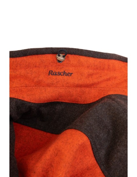 Veste homme RASCHER orange en loden