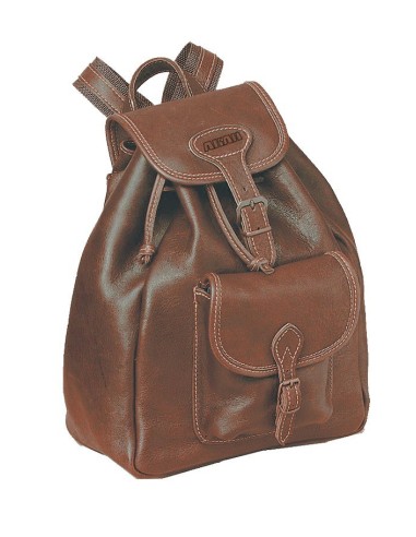 Sac à dos pour femme AKAH en cuir d'élan