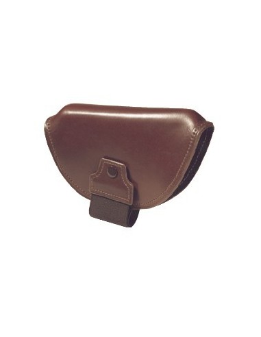 Rehausse de crosse en cuir brun