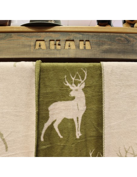 Plaid motif Cerf 150x200 cm