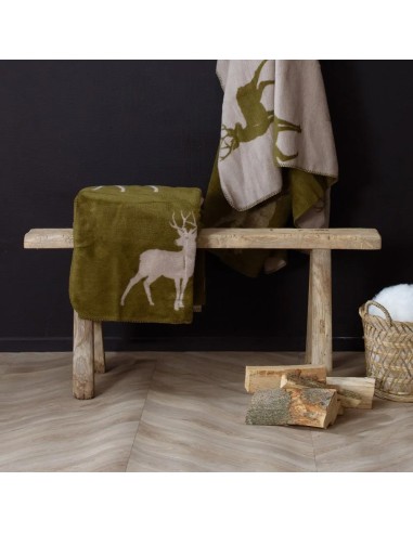 Plaid motif Cerf 150x200 cm