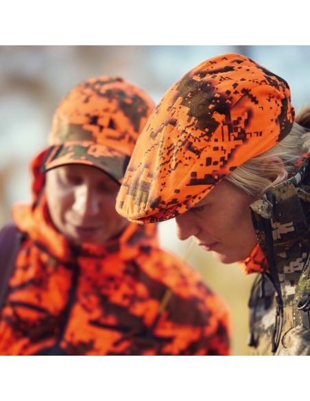 Casquette Flat Cap Camo orange SWEDTEAM RIDGE