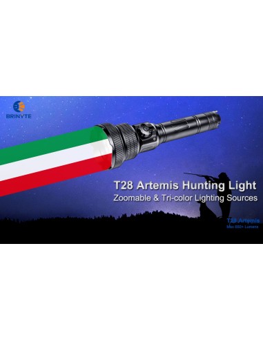 Lampe BRINYTE T28 Artemis Tri-color