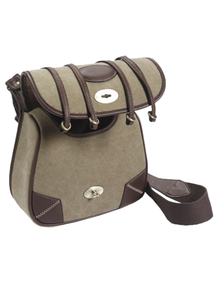 Sac de chasse Exclusif en bâchette brun FRITZMANN