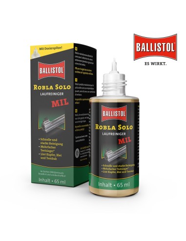 Nettoyant Ballistol Robla Solo Mil en flacon de 65 ml