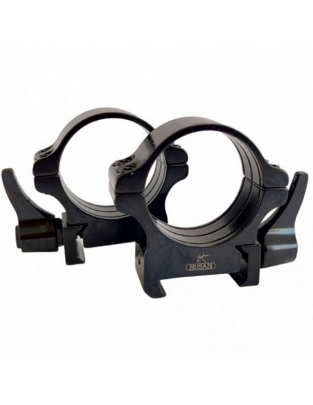 Anneaux RUSAN sur rail Picatinny/Weaver diamètre 30 mm