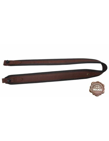 Bon plan ! Bretelle pour fusil en cuir d'élan...