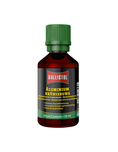 Produit de brunissage Ballistol pour aluminium