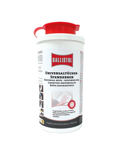 Boite de lingette universelle sèche BALLISTOL