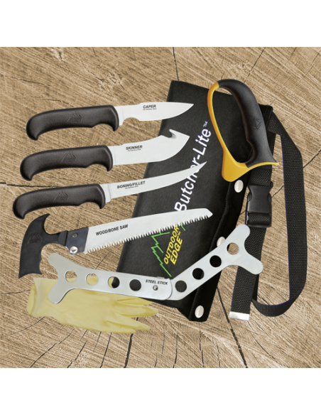 Kit de couteaux 8 pièces OUTDOOR EDGE BUTCHER-LITE