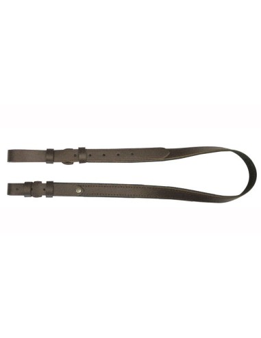 Bretelle pour fusil en cuir vachette brun