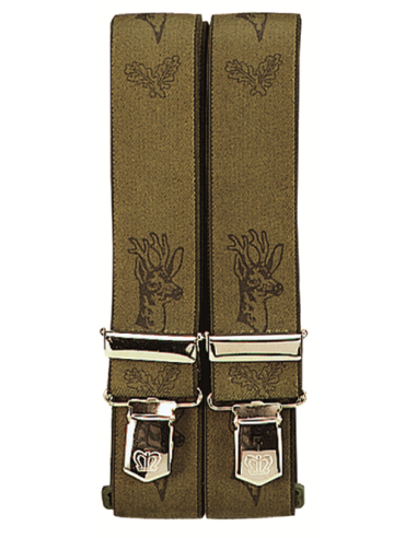 Bretelles de pantalon à motifs chevreuil