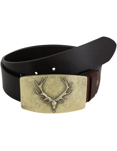 Ceinture en cuir House of Hunting "Antlers"